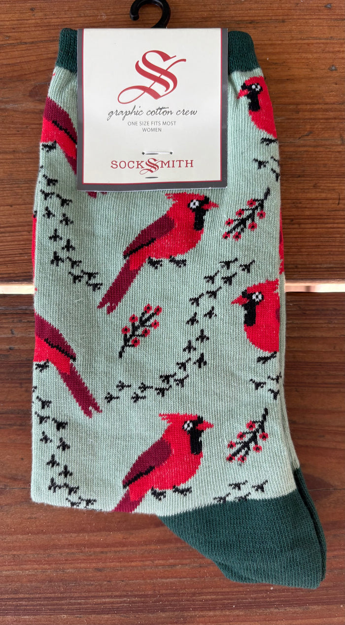 Cardinal Tracks Womens Socks