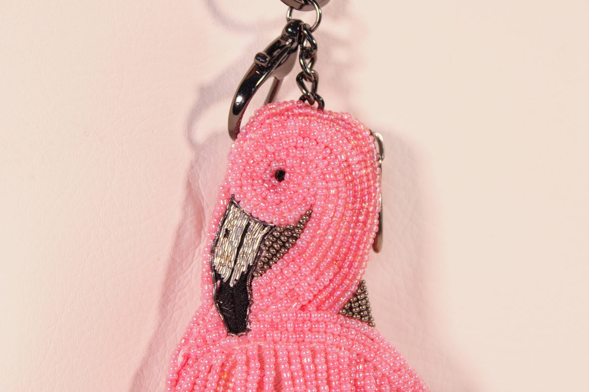 Mary Frances Flamingo Coin Purse