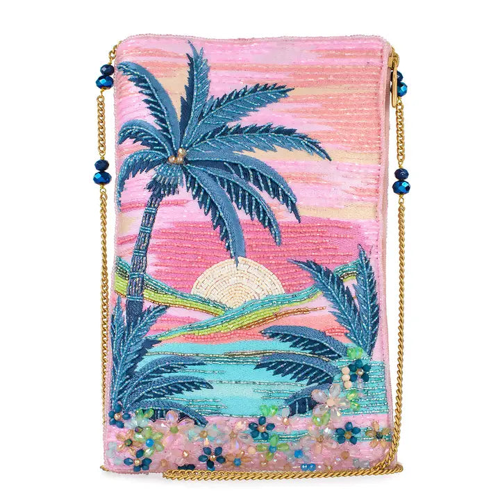 Mary Frances Hand Beaded Crossbody Bag- Island Time