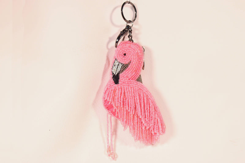 Mary Frances Flamingo Coin Purse
