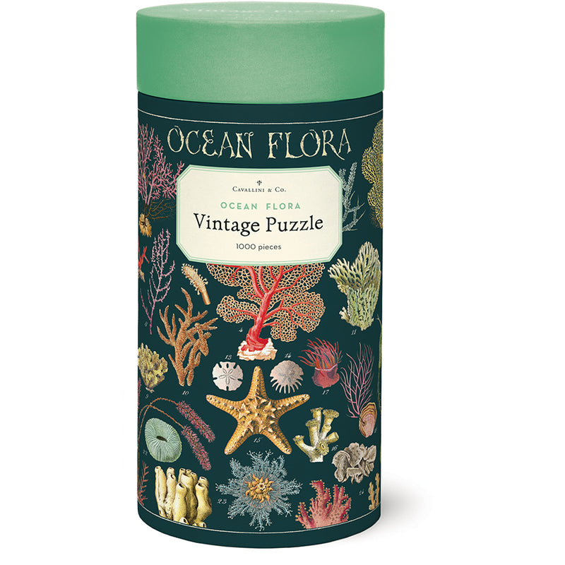 Vintage Puzzle Ocean Flora