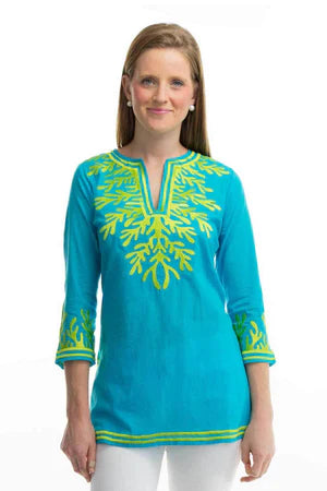 GS - Reef Tunic Turq/Lime