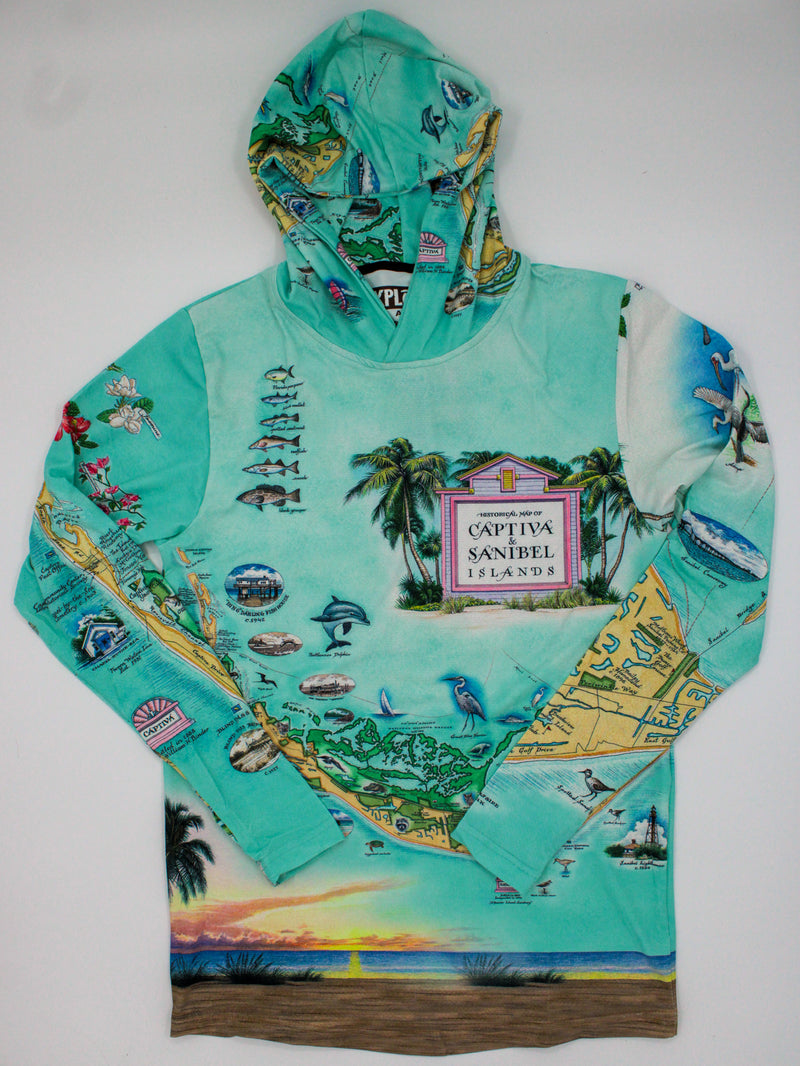 Sanibel -Captiva Islands Sun Shirt Hoodie