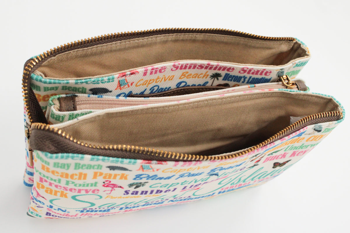 Sanibel Canvas Cross Body Bag
