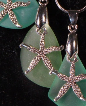 Sea Glass Necklace - Starfish