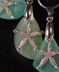 Sea Glass Necklace - Starfish