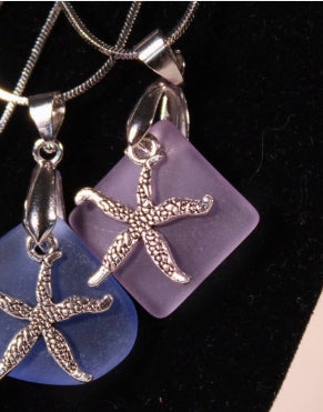 Sea Glass Necklace - Starfish