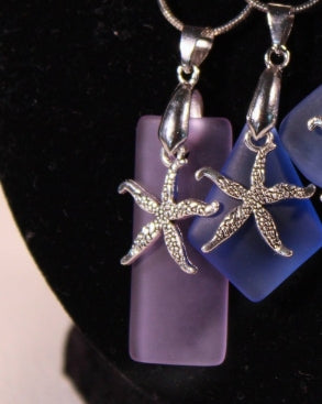 Sea Glass Necklace - Starfish