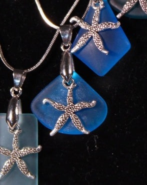 Sea Glass Necklace - Starfish