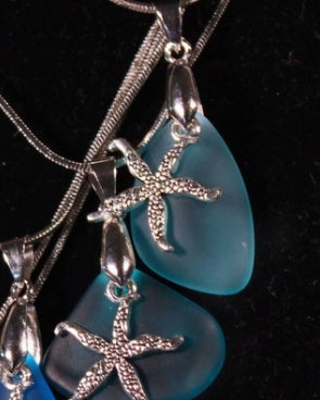 Sea Glass Necklace - Starfish