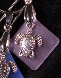 Sea Glass Necklace - Turtle