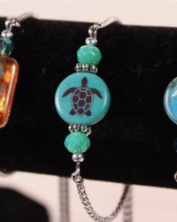 Sea Life Slider Bracelet - Turtle