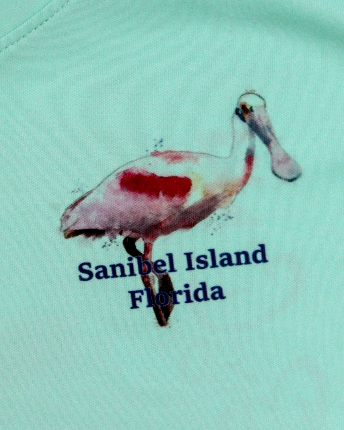 Spoonbill Ladies Performance V-Neck Shirt - Seafoam - UPF 50