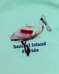 Spoonbill Ladies Performance V-Neck Shirt - Seafoam - UPF 50