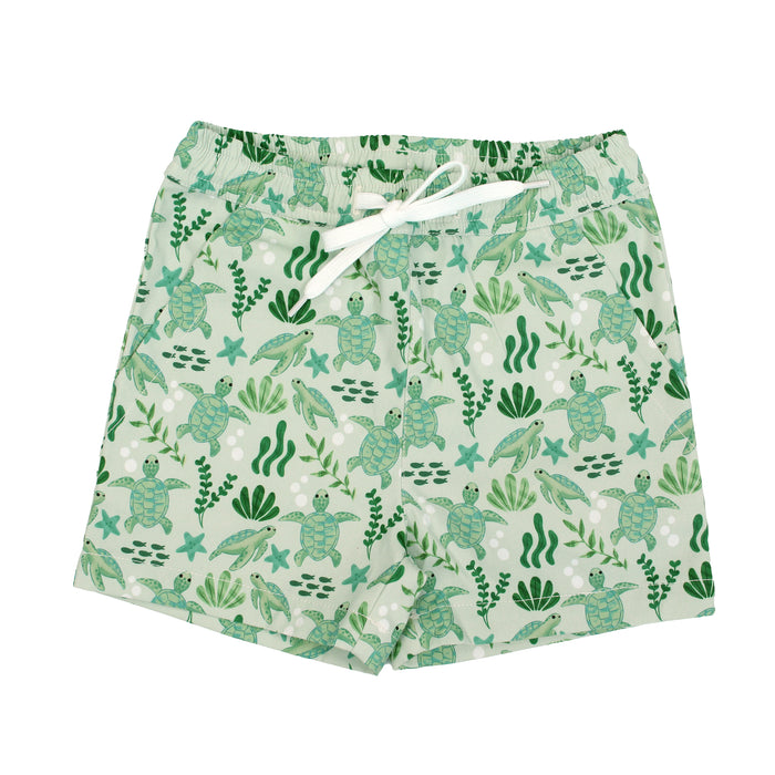 Swim Trunks - Boys - Sea Turtle