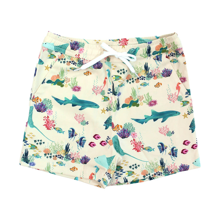 Swim Trunks - Boys - Coral Reef