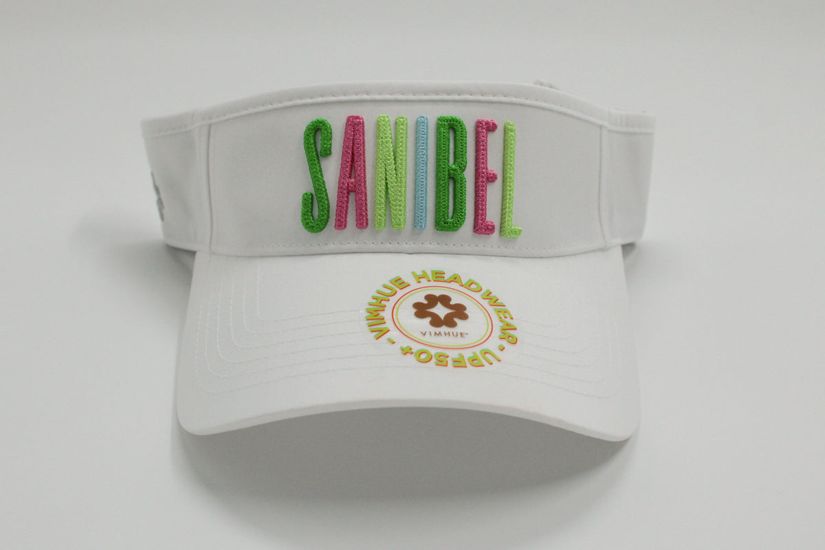 VIMHUE White Visor Sanibel