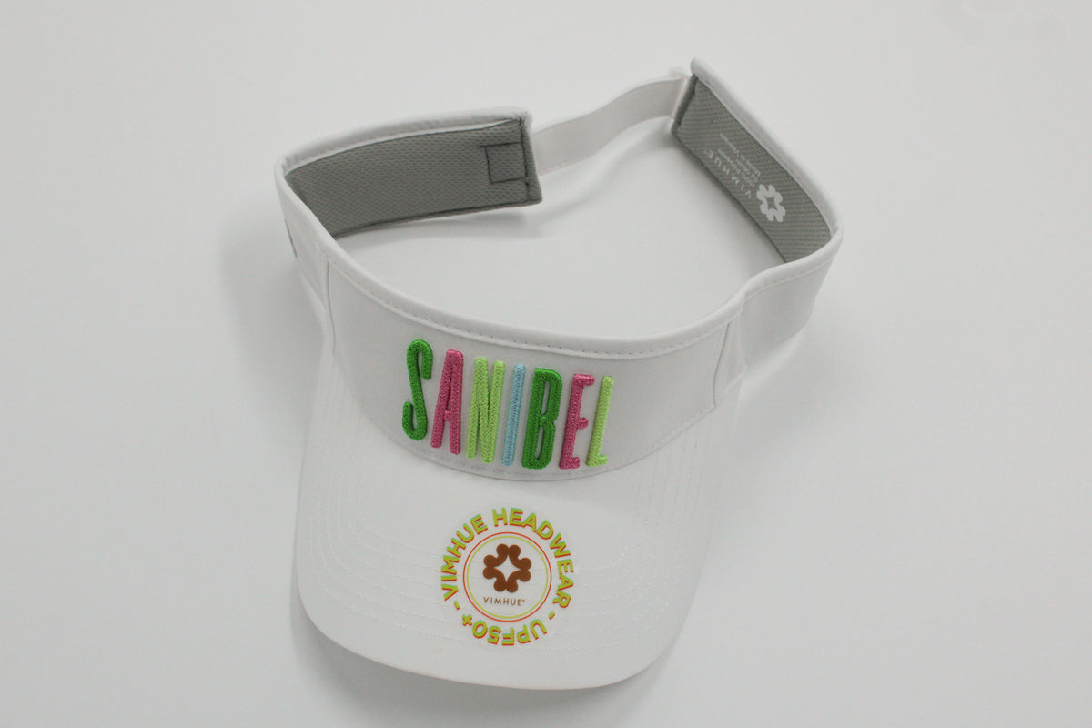 VIMHUE White Visor Sanibel