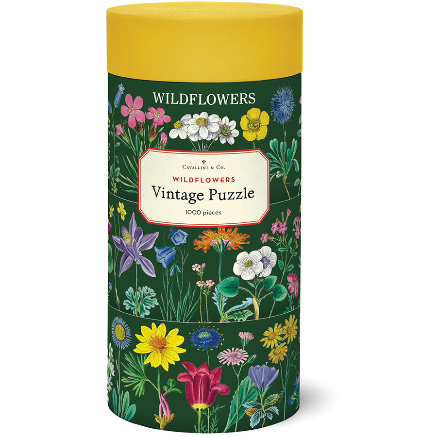 Vintage Puzzle WildFlowers