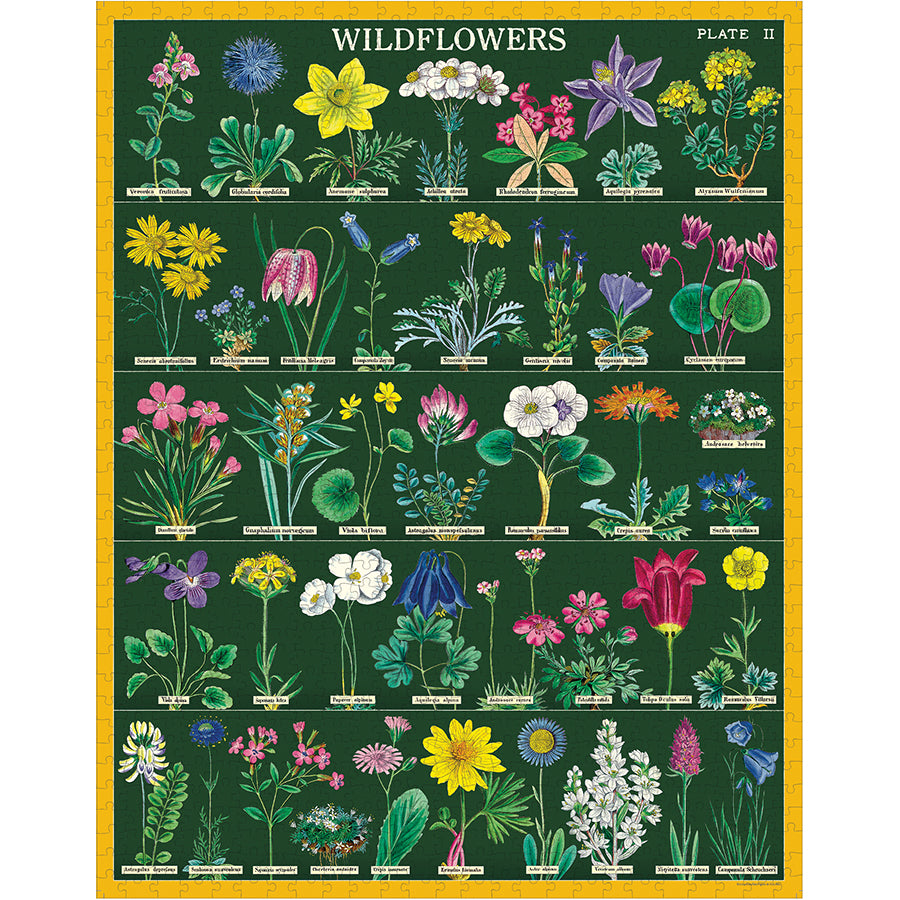 Vintage Puzzle WildFlowers