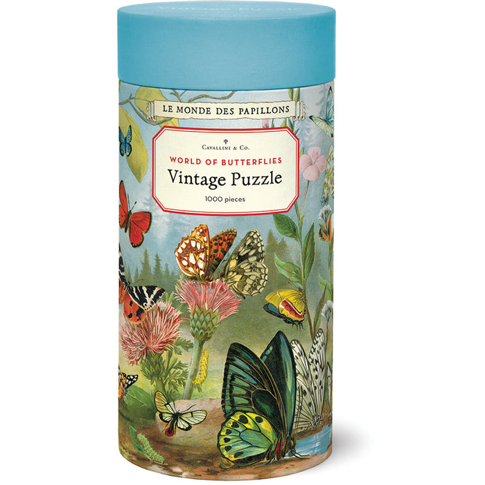 Vintage Puzzle World of Butterflies