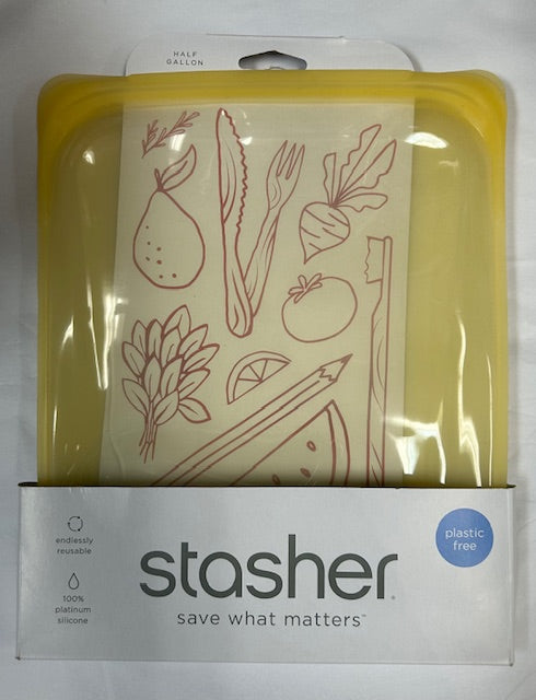 Stasher Half Gallon - Rainbow Yellow