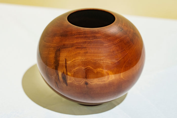 Hand-Turned Wooden Bowl by Philip Moulthrop - Mahogany