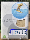 3D Wooden Animal Puzzle - Dolphin