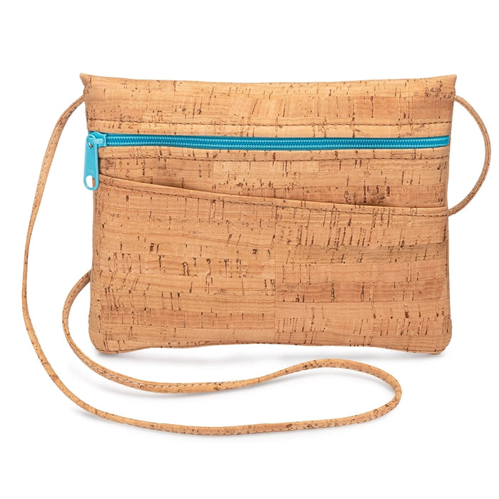 Rustic Cork 2-IN-1 Cross Body Bag + Hip Bag - Natalie Therese