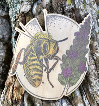 Eco-friendly Wood Stickers - 9 Wildlife Images - Handcrafted in the USA