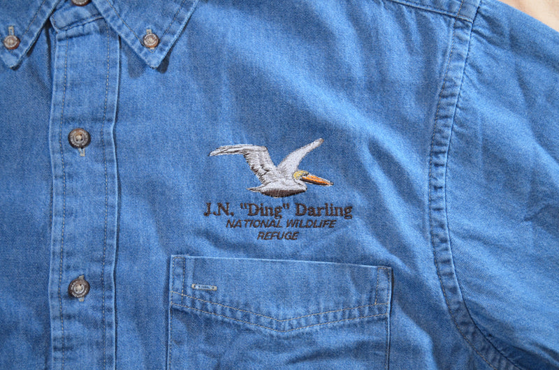 White Pelican Denim Long Sleeve Shirt