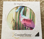 Absorbent Stone Coaster Set - Roseate Spoonbill - Set of 4