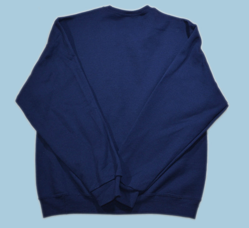 Spoonbill Embroidered Pullover Sweatshirt - Navy Blue