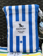 Quick Dry Microfiber Towel - Bondi Blue