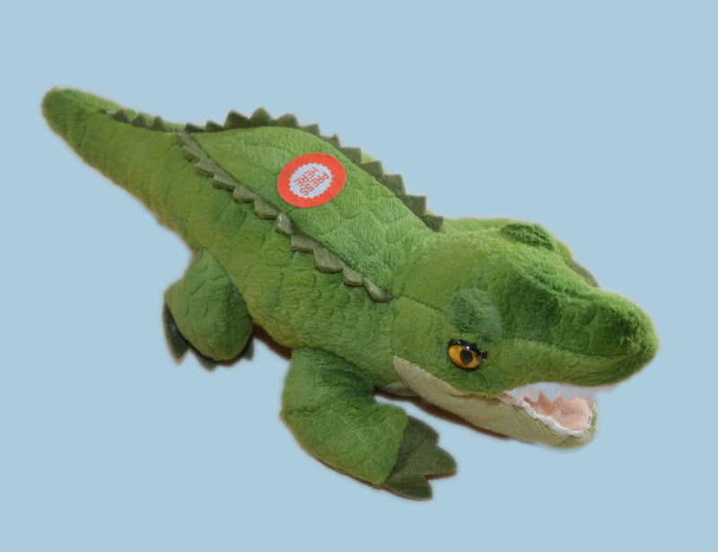 Alligator Mini Stuffed Animal With Sound 10"