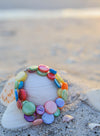 Mother of Pearl Double Strand Bracelet - Multi-Color