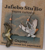 Recycled Osprey Earrings