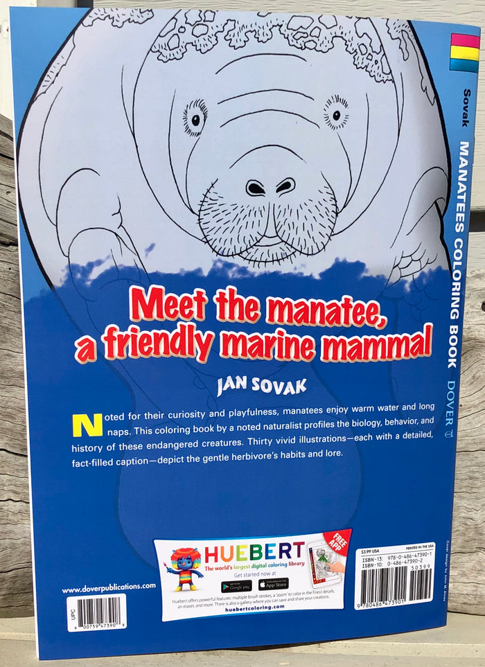 Manatees Coloring Book - Jan Sovak