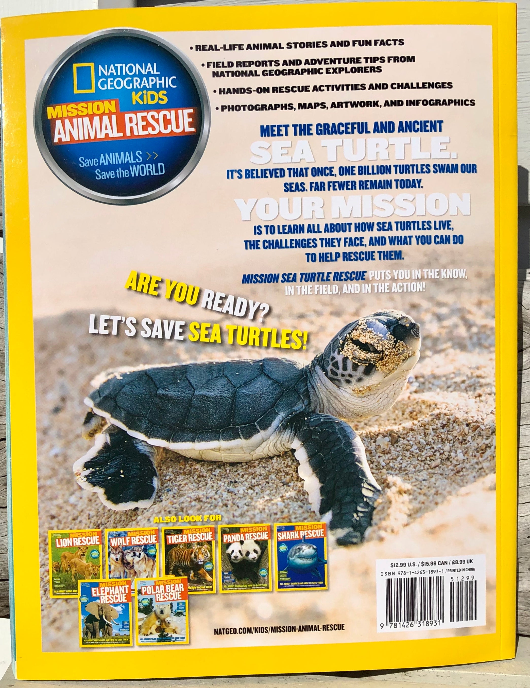 National Geographic Kids: Mission Sea Turtle Rescue – Shop Ding Darling