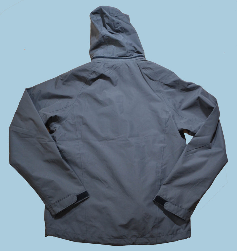 Charcoal Blue Goose Logo Rain Jacket