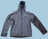 Charcoal Blue Goose Logo Rain Jacket
