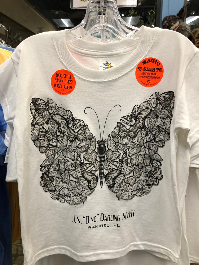 Kids Color Changing T-Shirt - Butterflies