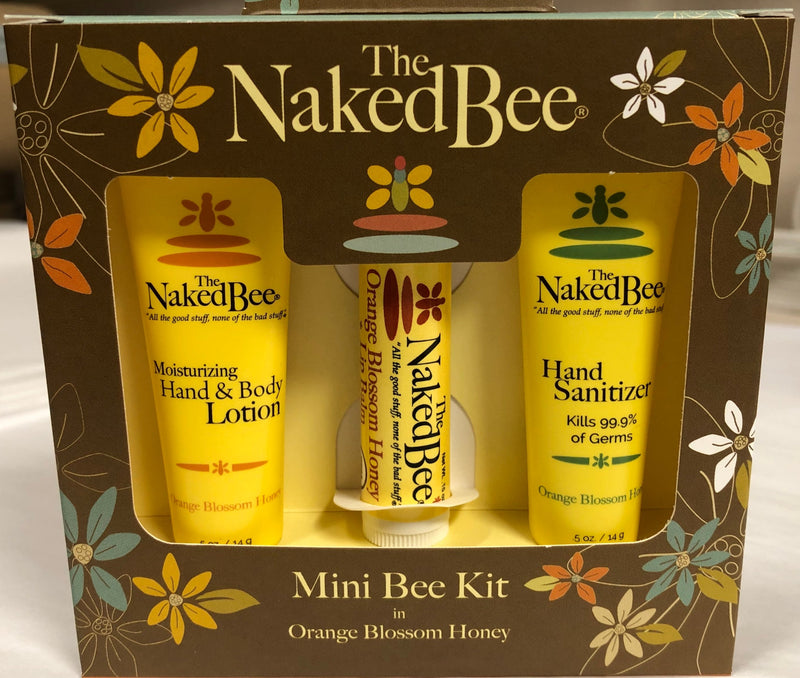 Assorted Mini Bee Kit - Orange Blossom Honey - Naked Bee