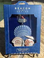 3-D Metal Ornament - Seashells on the Shore