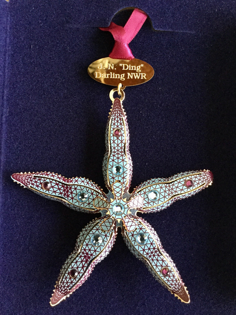 3-D Metal Ornament - "Ding" Darling Sea Star