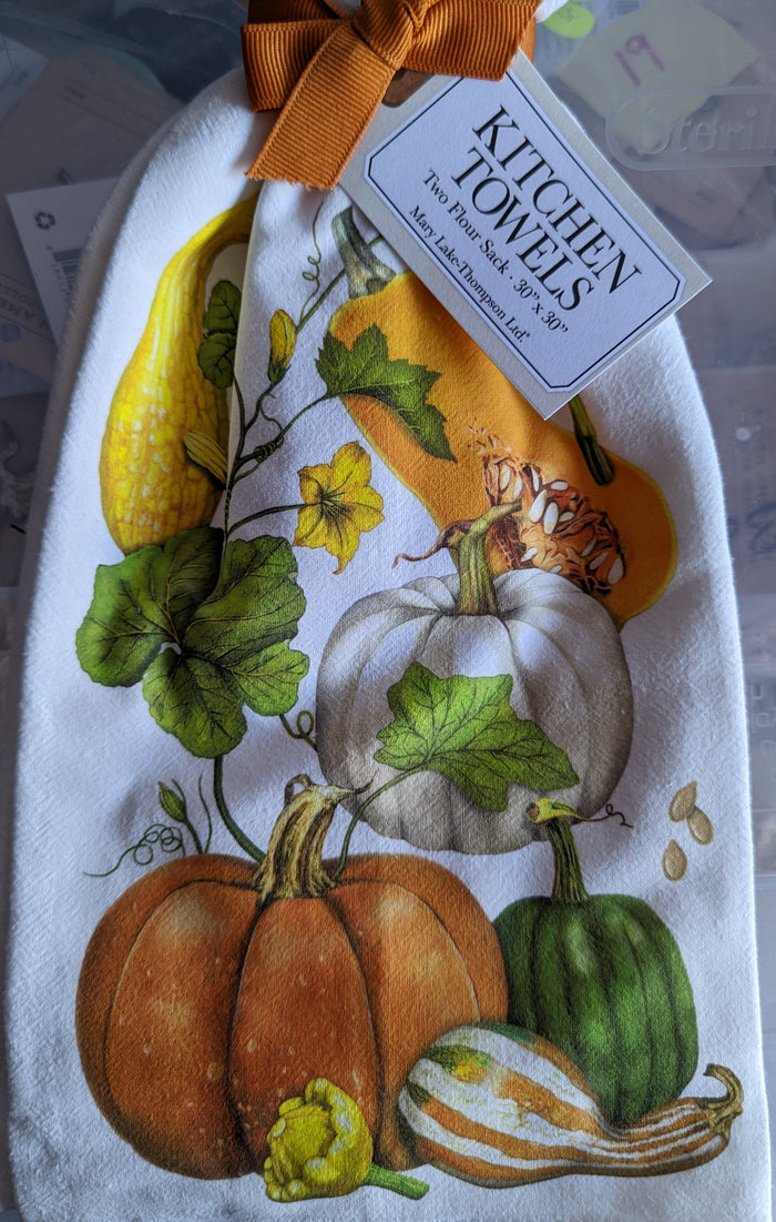 Kitchen Towels - Set of Two - Squash Medley