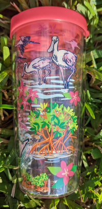 *NEW* Exclusive "Ding" Darling Spoonbill Tumbler with Lid - 16oz