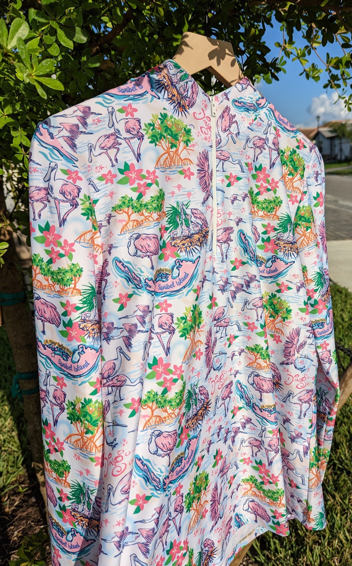 *NEW* Exclusive "Ding" Darling Spoonbill Print - Ana Maria Pullover