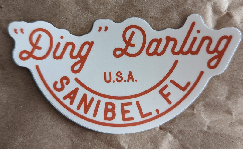 "Ding" Darling / Sanibel, FL Stamp Sticker