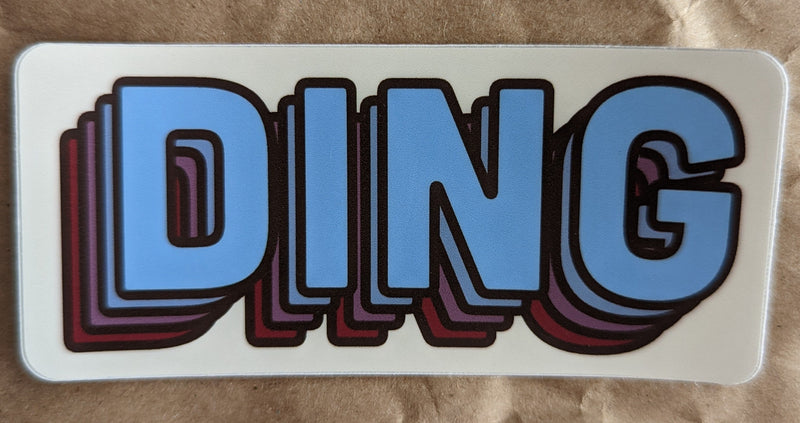 DING Sunset Colors Sticker